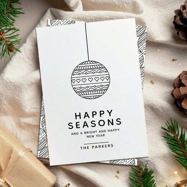 Christmas Ball Season Greetings Invitation (Creator Uploaded)