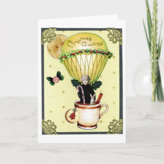 Christmas Balloon Greetting Card