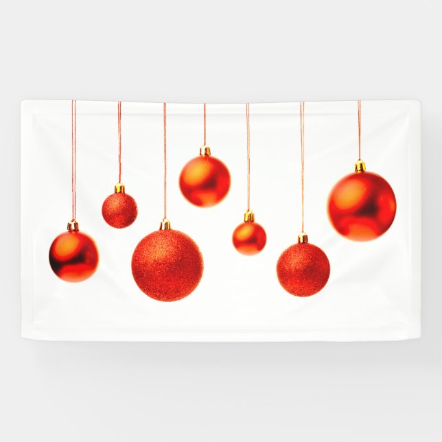 Christmas Balls Banner (Horizontal)