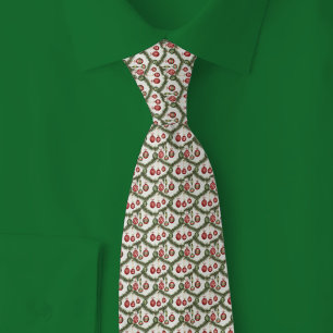 Christmas Balls & Boughs Tie