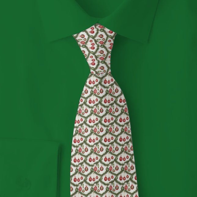 Christmas Balls & Boughs Tie (Creator Uploaded)