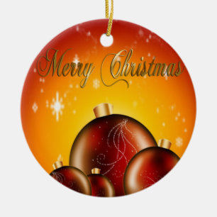 Christmas Balls Ceramic Tree Decoration