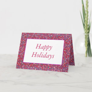 Christmas Balls Happy Holidays Border Cards