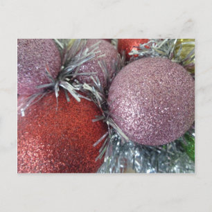 Christmas Balls Holiday Postcard