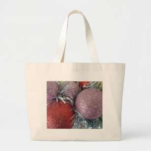 Christmas Balls Large Tote Bag