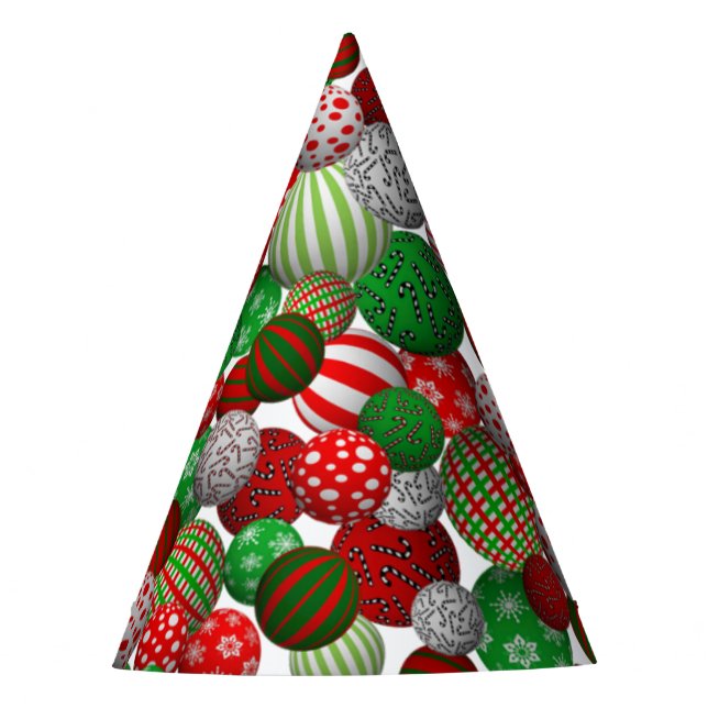 Christmas Balls Party Hat (Front)