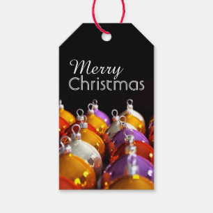 Christmas' Balls Personalised Christmas Gift Tag