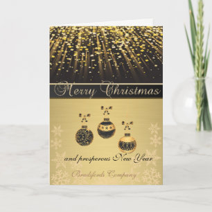 Christmas Balls Snowflakes,Confetti Company Holiday Card