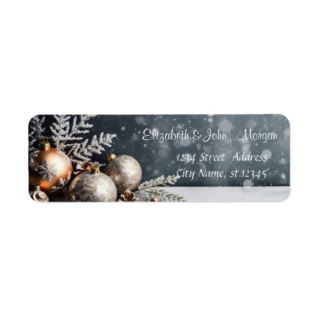 Christmas Balls,Snowflakes Grey (Front)