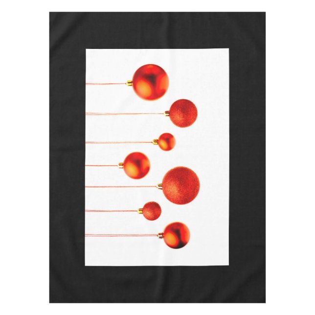 Christmas Balls Tablecloth (Front)