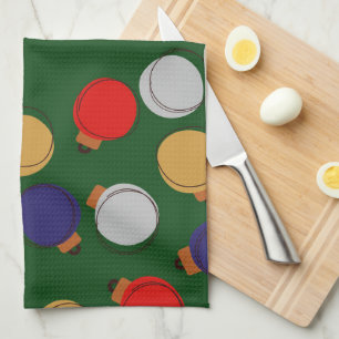 Christmas Balls Tea Towel