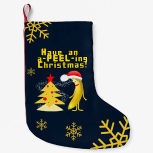 Christmas banana small christmas stocking