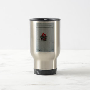 Christmas Barn Door Travel Mug