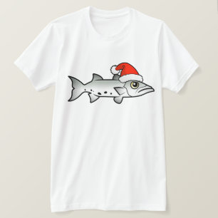 Christmas Barracuda Santa T-Shirt