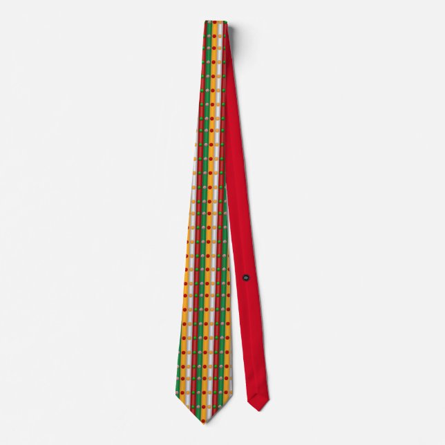 Christmas Bars Tie (Front)