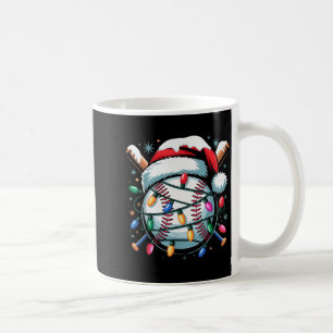 Christmas Baseball Boy Youth Kid Men Santa Hat Xma Coffee Mug