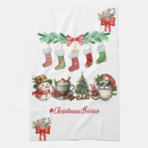 Christmas Basics Festive Kitchen Towel