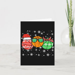 Christmas Basket Santa Cute Xmas Srts Men Boys Kid Card