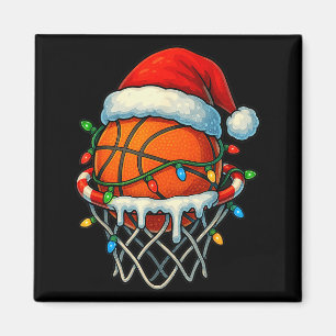 Christmas Basketball Ice Cream Drip For Boys Kids  Magnet
