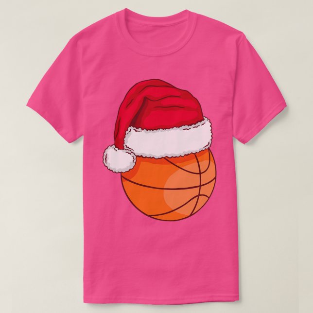 CHRISTMAS BASKETBALL  T-Shirt (Design Front)