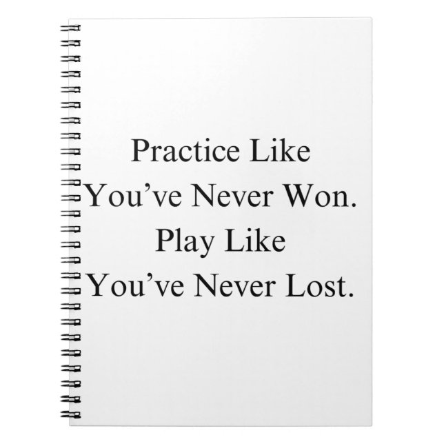 Christmas Basketball Team With Motivational Quote Notebook (Front)