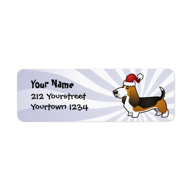 Christmas Basset Hound (Front)