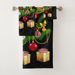 Christmas Bath Towel Sets