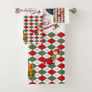 Christmas Bath Towel Sets