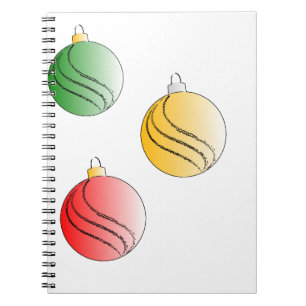 Christmas Baubals Notebook