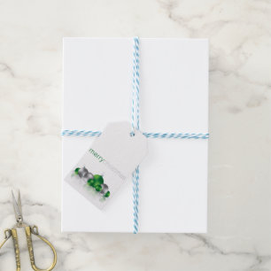 Christmas bauble gift tags