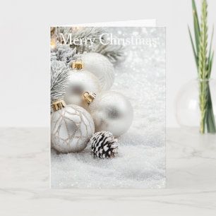 Christmas Bauble Holiday Card