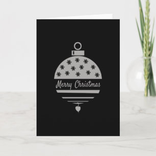 Christmas bauble Merry Christmas Card