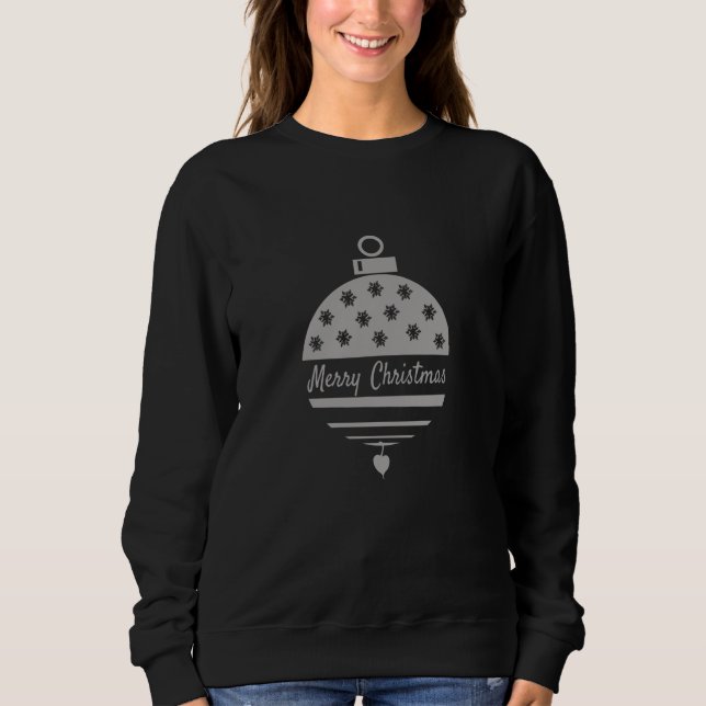 Christmas bauble Merry Christmas Sweatshirt (Front)