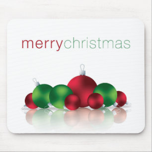 Christmas bauble mouse pad