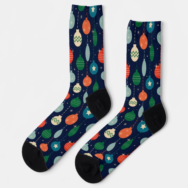 Christmas bauble socks (Left)
