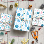 Christmas baubles blue set of 3 wrapping paper sheet<br><div class="desc">Elevate your gift-giving experience with our unique wrapping paper set featuring beautiful blue Christmas baubles. Each sheet is carefully designed to add a touch of elegance and sophistication to your presents. Our high-quality Christmas Baubles Blue Wrapping Paper Sheets are crafted to bring a sense of enchantment and joy to your...</div>
