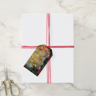 Christmas baubles gift tags
