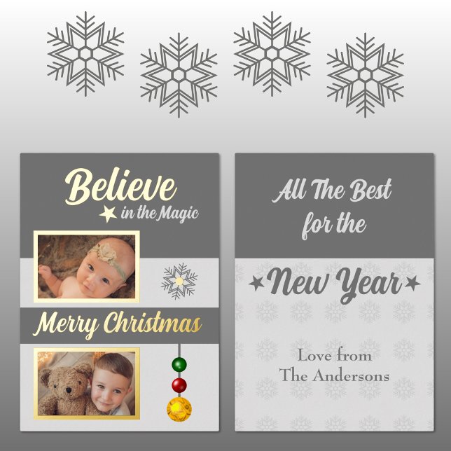 Christmas baubles stars snowflake photos grey (Creator Uploaded)