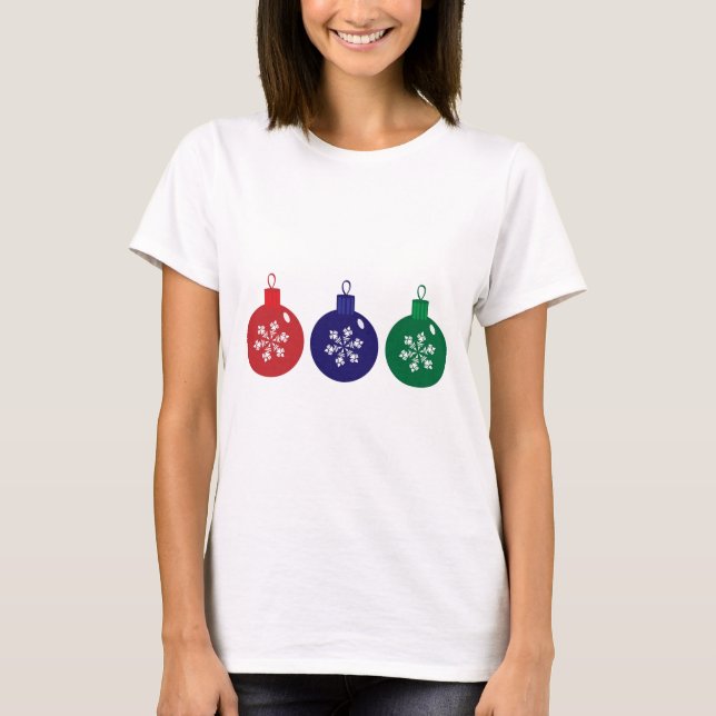 Christmas Baubles T-Shirt (Front)