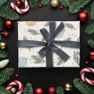 Christmas Baubles  Wrapping Paper