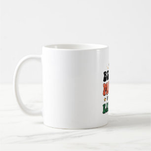 Christmas Be Merry Eat Well Santa Design Coffee Mug