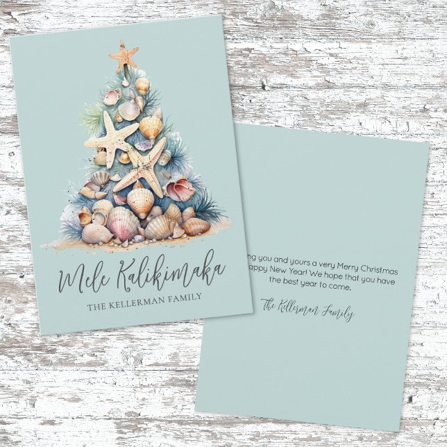 Christmas Beach Mele Kalikimaka Holiday Card (Christmas Beach Mele Kalikimaka Holiday Card )
