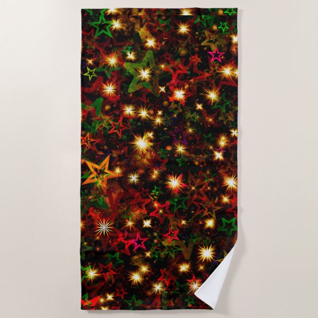 Christmas Beach Towel (Front)