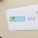 Christmas Beach Tropical Snowman Address<br><div class="desc">This design was created though digital art. It may be personalized in the area provide or customizing by choosing the click to customize further option and changing the name, initials or words. You may also change the text color and style or delete the text for an image only design. Contact...</div>