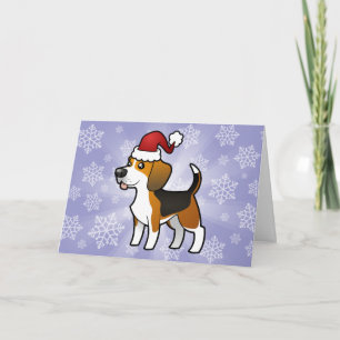 Christmas Beagle Holiday Card
