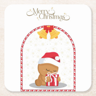 Christmas Bear Gift Coaster