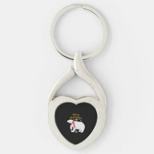 Christmas Bear Key Ring