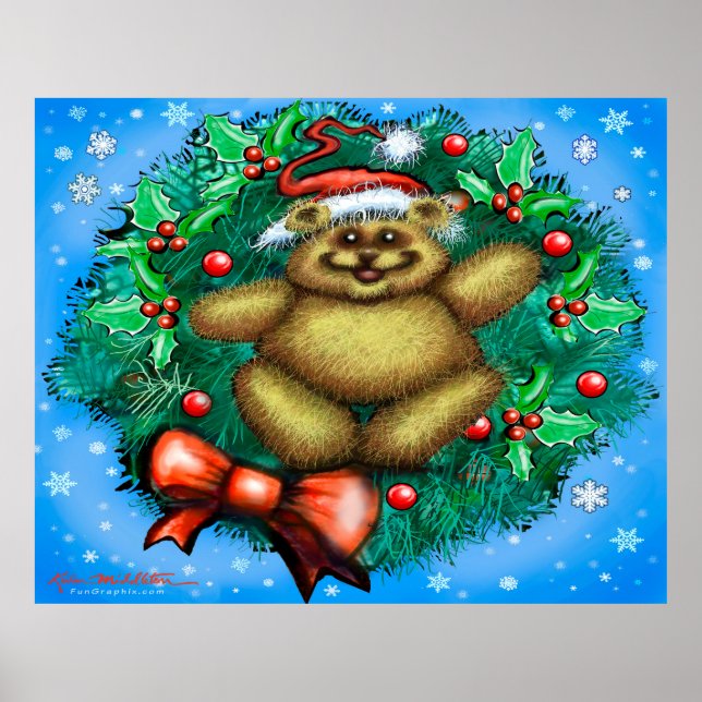 Christmas Bear Poster (Front)