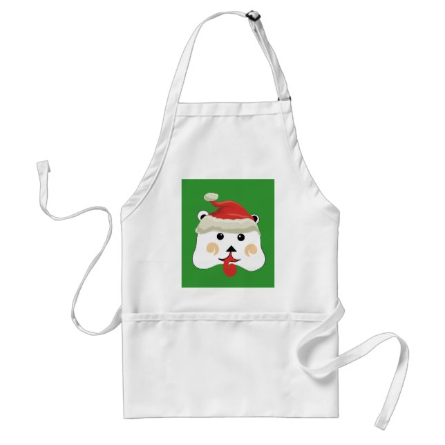 Christmas Bear Standard Apron (Front)