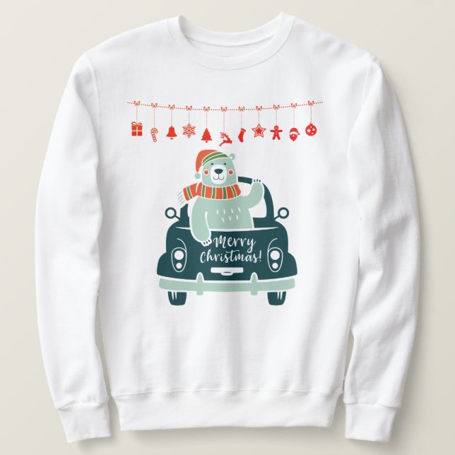 Christmas Bear Sweatshirt (Design Front)